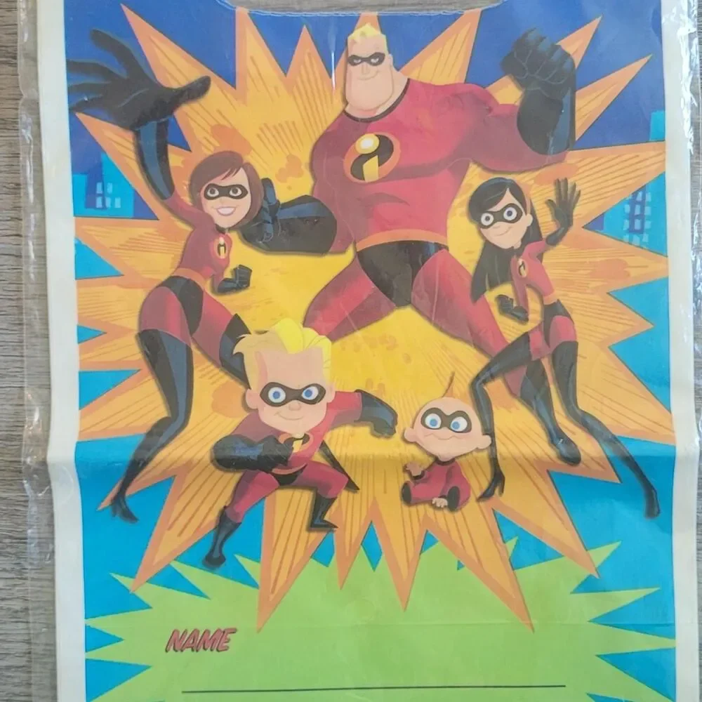 Disney Incredibles Party Favour bags 8 ct